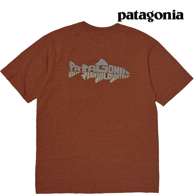 PATAGONIA パタゴニア ワイルド・ウォーターライン・ポケット・レスポンシビリティー WILD WATERLINE POCKET RESPONSIBILI-TEE FEBN FERTILE BROWN 37549