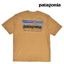 PATAGONIA パタゴニア P-6 ミッション オーガニック Tシャツ P-6 MISSION ORGANIC T-SHIRT GRBN GRAYLING BROWN 37529