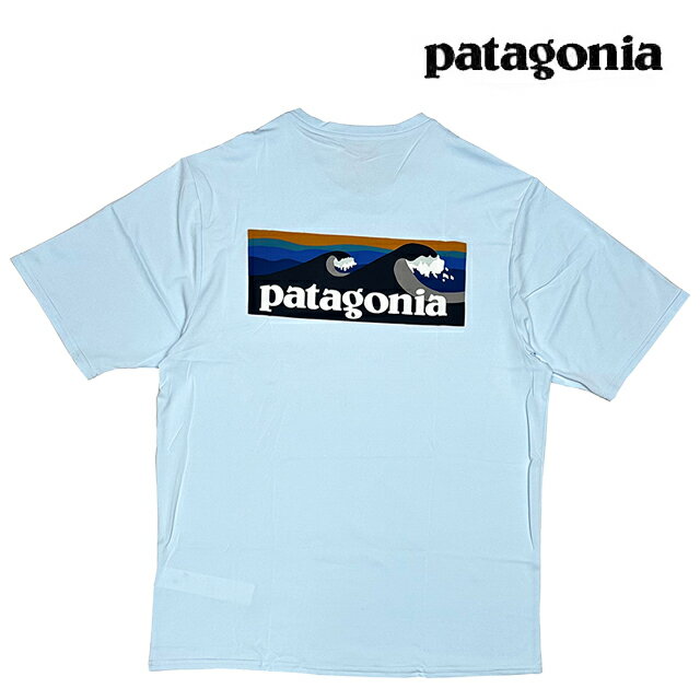 PATAGONIA パタゴニア キャプリーン クール デイリー グラフィック シャツ CAPILENE COOL DAILY GRAPHIC -WATERS BSLC BOARDSHORT LOGO: CHILLED BLUE 45355のサムネイル