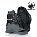 2023 LIQUID FORCE リキッドフォース トランジット バインディング BINDING TRANSIT BLACK/GREY ウエイクボード ビンディング 9-12 (27-30cm) ブーツ