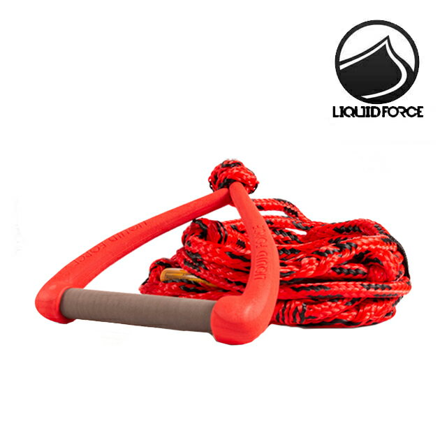 2023 LIQUID FORCE リキッドフォース ロープ SURF DLX 9" HANDLE RED ウエイクサーフ