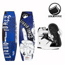 LIQUID FORCE リキッドフォース ウェイクボード バインディング セット WAKEBOARD BULLOX 140 + SCAN 6X OT BINDING 9-12 (27-30cm)