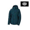 686 シックスエイトシックス ロクハチ ジャケット WOMEN'S RESERVED TONIC INSULATED JACKET TEAL FLANNEL ...
