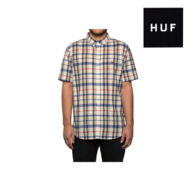 HUF ハフ マドラス シャツ MADRAS S/S SHIRT TRICOLOR