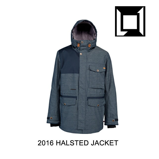 2016 L1 エルワン ジャケット HALSTED JACKET PEACOAT スノーボード ウェア