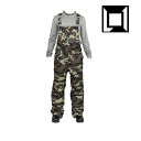 L1 エルワン オーバーオール パンツ OVERALL PANT CAMO ビブ パンツ メンズ