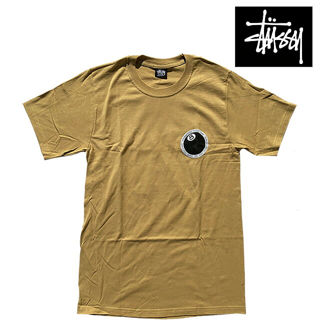 STUSSY ステューシー エイト ボール ドット Tシャツ 8 BALL DOT TEE KHAKI 1904646