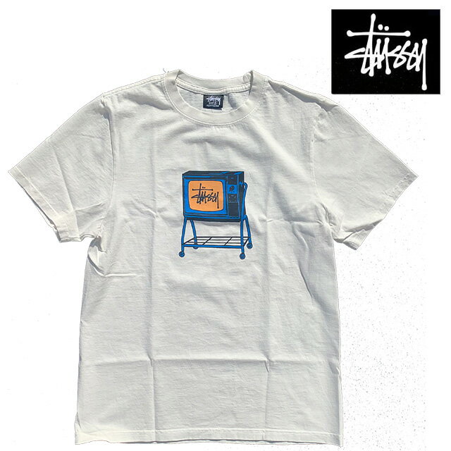 楽天ACTIVE BOARD SELECTSTUSSY ステューシー ローリング テレビ ピッグ ダイド Tシャツ ROLLING TV PIG. DYED TEE NATURAL 1904672