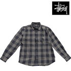 STUSSYVENICEPLAIDLSSHIRTCHARCOAL1