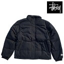 訳あり STUSSY ステューシー リップストップ ダウン パッファー ジャケット RIPSTOP DOWN PUFFER JACKET BLACK 115544