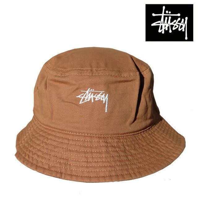 ステューシー STUSSY ステューシー ストック バケット ハット 帽子 STOCK BUCKET HAT KAHAKI 1321023