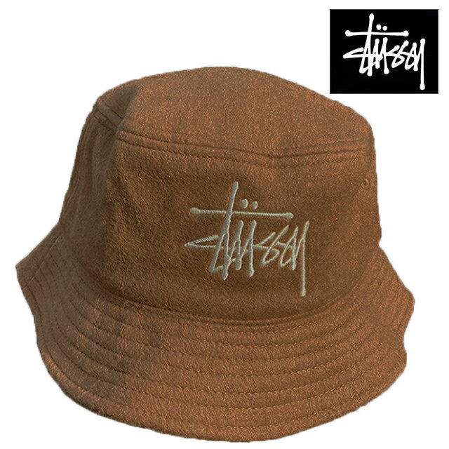 ステューシー STUSSY ステューシー ファジー ウール バケット ハット 帽子 FUZZY WOOL BASIC BUCKET CAMEL 1321068