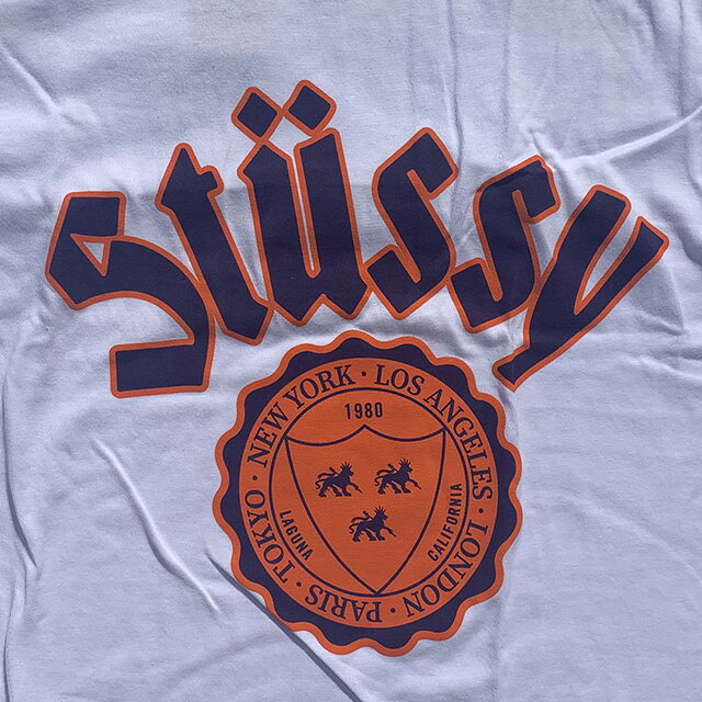 STUSSY ステューシー シティ シール Tシャツ CITY SEAL TEE WHITE 1904652