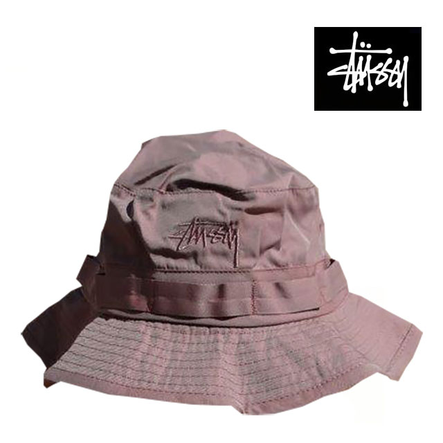 ステューシー STUSSY ステューシー イリデッセント ブーニー ハット 帽子 IRIDESCENT BOONIE HAT RED 132983