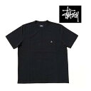 ステューシー ペアTシャツ STUSSY ステューシー スペード クルー Tシャツ SPADE CREW BLACK 1140182