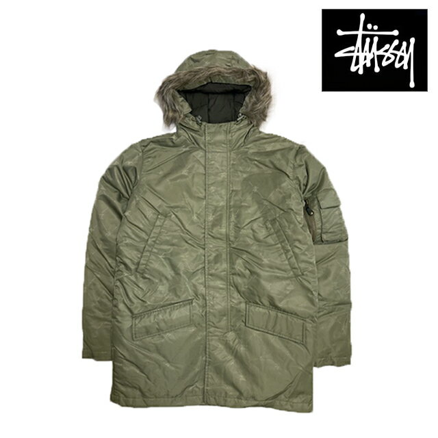 ステューシー パーカー メンズ STUSSY ステューシー 25周年 ダウン パーカー XXV PARKA OLIVE 015525