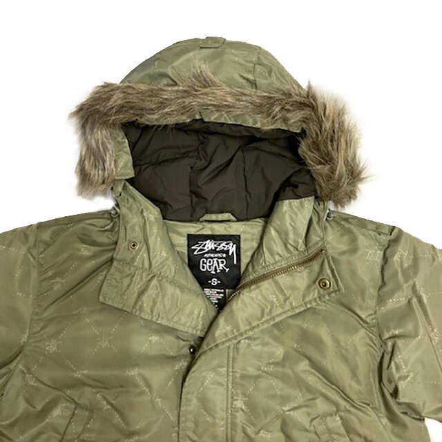 STUSSY ステューシー 25周年 ダウン パーカー XXV PARKA OLIVE 015525