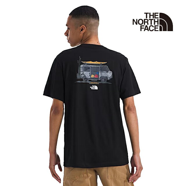Rakuten - USA企画 THE NORTH FACE ザ ノースフェイス エボリューション キャラバン ライフ Tシャツ EVOLUTION CARAVAN LIFE TEE - JK3 TNF BLACK