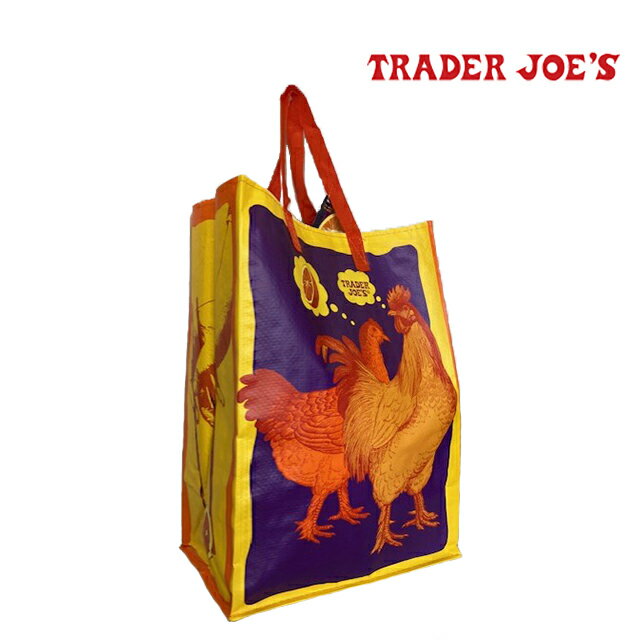 TRADER JOE'S トレーダー ジョーズ リユーザブル バッグ REUSABLE BAG ORANGE CHIKE…
