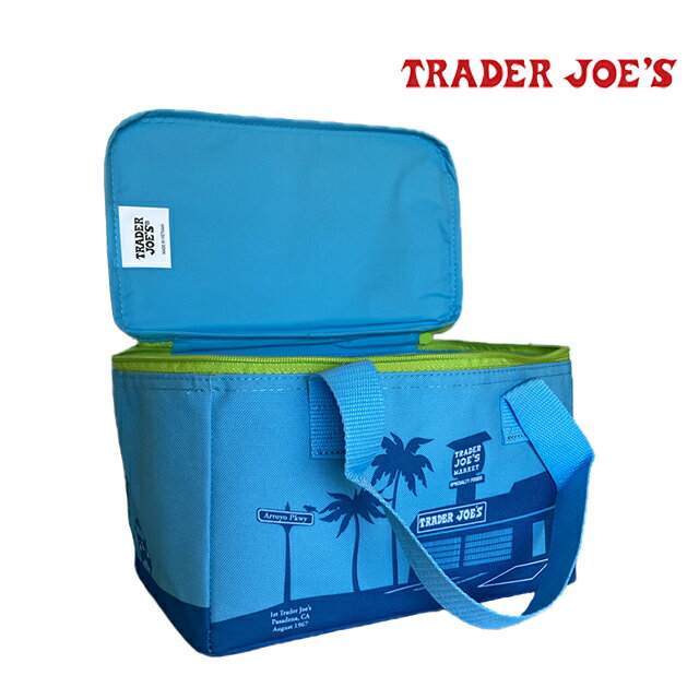 TRADER JOE'S トレーダー ジョーズ ミニ インサレーテッド トート MINI INSULATED TOTE BLUE バッグ