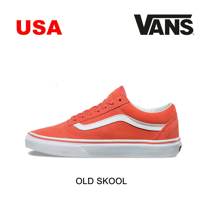 Shoes - VANS ヴァンズ スニーカー SNEAKER OLD SKOOL SPICED CORAL/TRUE WHITE USAモデル