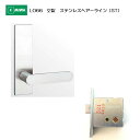 美和ロック MIWA レバーハンドル LO66 空錠 ステンレス製 ステンレスヘアーライン(ST) 扉厚33-41mm用