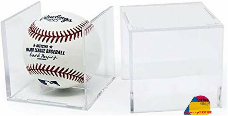 サインボールケース 2個セット 野球ボールケース UVカット仕様 アクリル製 硬式/軟球野球ボール対応 コレクションケース ディスプレイケース 記念グッズ 野球グッズ 透明