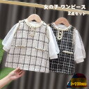 女の子 フォーマル 結婚式 2点セット 七五三 初節句 卒園式 入学式 ワンピース キッズ ガールズ 洋服 春 秋 冬 プリンセス 長袖 誕生日 ドレス 出産祝い 写真撮影 チェック柄 ベビー かわいい おしゃれ 柔らかい 普段着 お出かけ