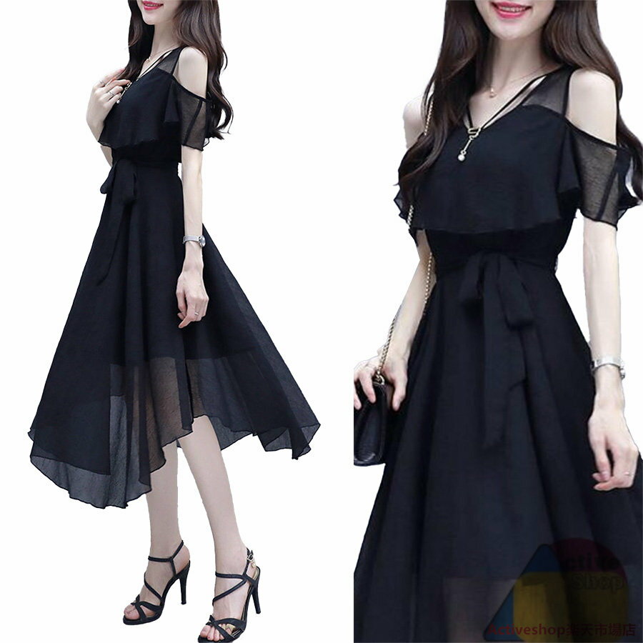 .肩出し ロングワンピース レディース きれいめ 上品 大人 フォーマル パーティードレス ロング 結婚式 ロングドレス かっこいい 着痩せ ミモレ丈 ロングス...