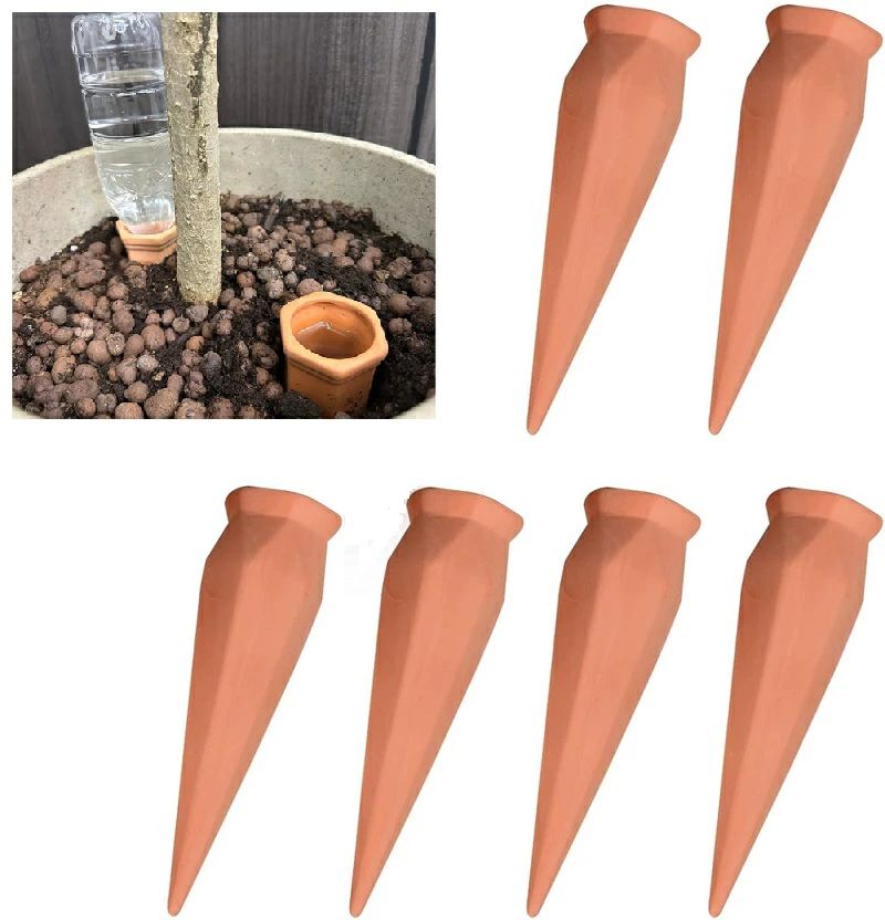 自動水やり器 植物 水やり 6本セット 自動 旅行 留守 自動給水器 鉢植え 植木鉢 水遣り 散水機 プラン..