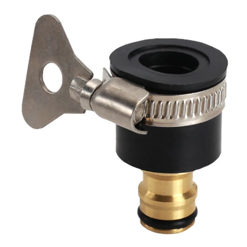 蛇口 コネクタ ホース 接続 15-22mm ネジ 金具 庭 農業 ジョイント コネクター 水...