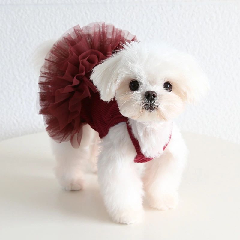 犬服 ワンピース 春夏 スカート ドッグウェア ドレス 犬猫 洋服 可愛い 日焼き防ぐ 小型犬 中型犬 お散歩 お出掛け