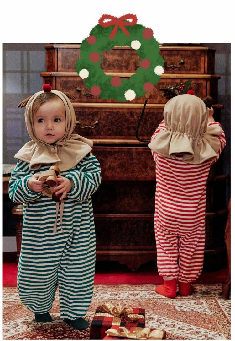 サンタ コスプレ クリスマス衣装 ベビー ロンパース 帽子 2点セット サンタ服 ベビー きぐるみ 赤ちゃん 女の子 男の子 記念写真 お出かけ 部屋着 ルームウエア 誕生日 クリスマス プレゼント サンタクロース コスチューム 2