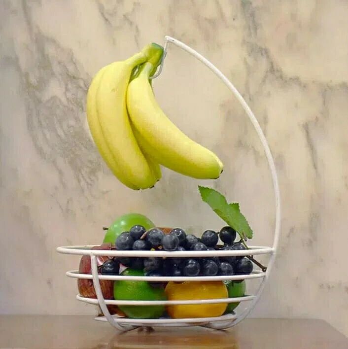 バナナスタンド バナナホルダー 果物かご フルーツバスケット フルーツかご 吊るす 掛ける バナナハンガー おしゃれ シンプル キッチン収納 バスケット バナナ立て バナナ掛け つり下げ キッチン収納 [3]