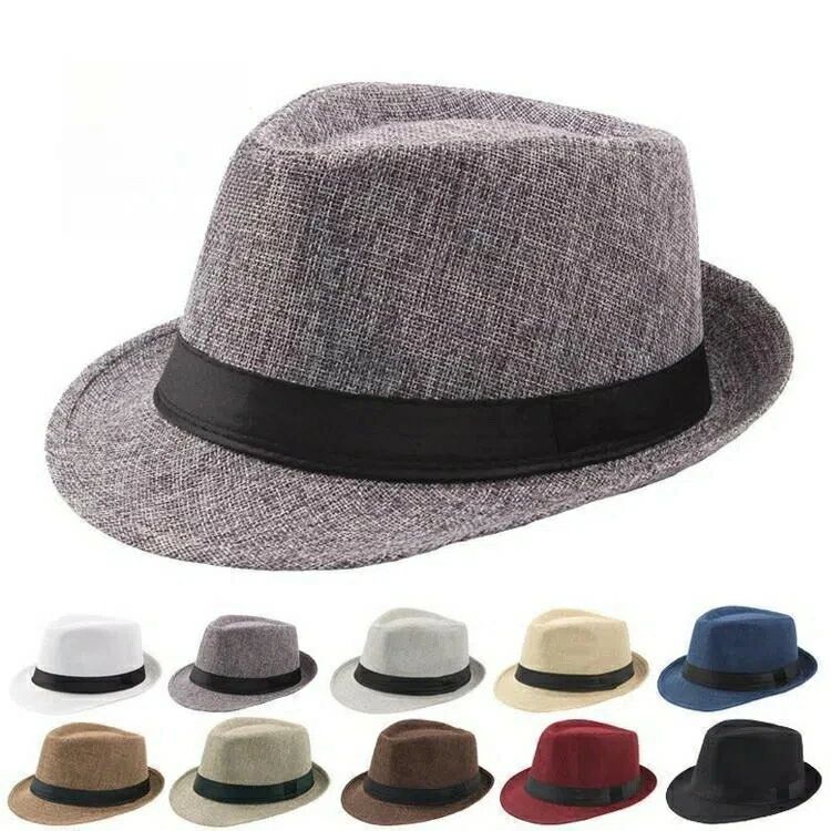 Hat - 中折れ帽 中折れハット パナマ風ハット メンズ 帽子 ハット 秋夏 日焼け防止 日よけ 58cm