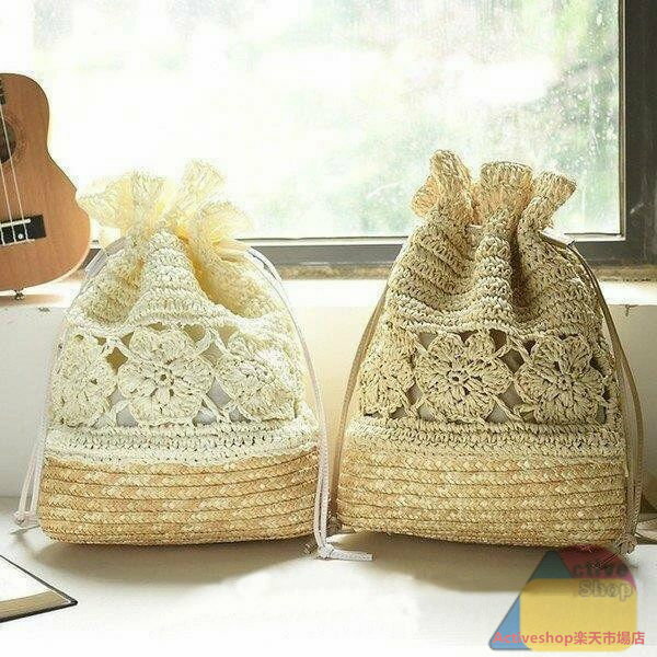 リュック カゴバッグ ストローバッグ 買い物カゴ エコバッグ レジャーバッグ 柔らかい素材 アウトドア ピクニック リゾート かごバッグ ホワイトデー プレゼント THOM WILLS