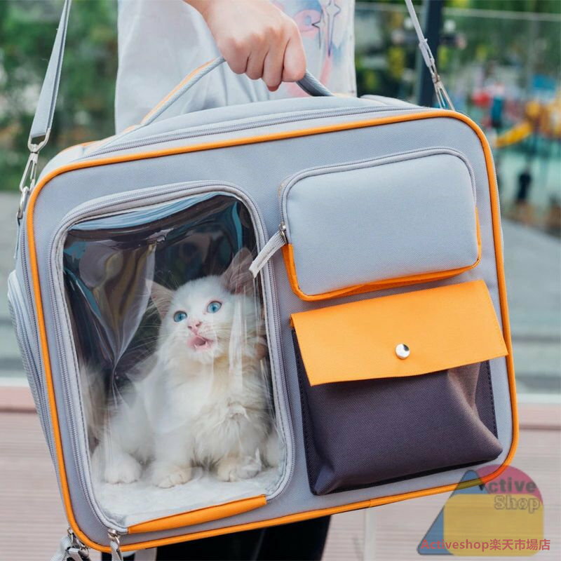 ペット リュック 猫 キャリー バッグ 両肩モード+片肩モード 手提げ キャリー ショルダー ペット キャ..