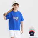 半袖tシャツ Tシャツキッズ 男の子 女の子 こども ユニセックス ブルー 子供服 保育園 運動会 幼稚園 お着替え 夏服 大きいサイズTシャツ メンズ レディ...