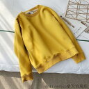 「Fashion THE SALE」50%OFF パーカー 裏ボア クルーネック 秋 レディース 長袖 スウェット 軽い トップス 冬 ルームウェア メンズ 裏...