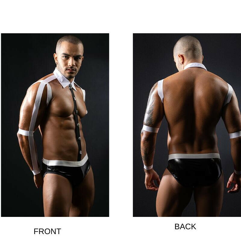 Disfraz de cosplay sexy para hombre Disfraz de lencería sexy para adulto Disfraz de cosplay para hombre Conjunto de cosplay de Halloween Disfraz de cosplay para adulto Conjunto de cosplay para hombre Festival cultural para hombre Narikiri Cos Academy Festival Bondage para hombre Disfraz de Halloween para adulto — vista 2