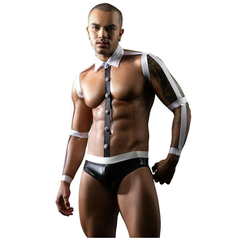 Disfraz de cosplay sexy para hombre Disfraz de lencería sexy para adulto Disfraz de cosplay para hombre Conjunto de cosplay de Halloween Disfraz de cosplay para adulto Conjunto de cosplay para hombre Festival cultural para hombre Narikiri Cos Academy Festival Bondage para hombre Disfraz de Halloween para adulto — vista 3