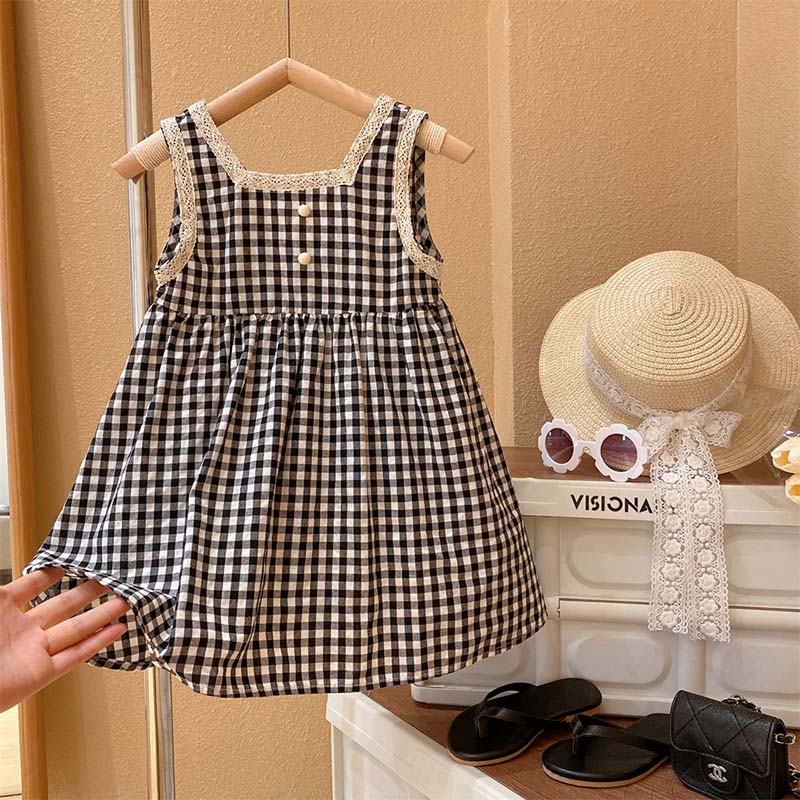 ワンピース キッズ 夏服 ベビー服 女の子 フレアワンピース 綿 子供服 ワンピース チェック柄 子ども服 ジュニア 赤ちゃん おしゃれ 可愛い 140cm 130cm 120cm 110cm 100cm 90cm 誕生日 プレゼント 結婚式 七五三 入学 入園 幼稚園 小学生 お姫様 ナチュラル お出かけ