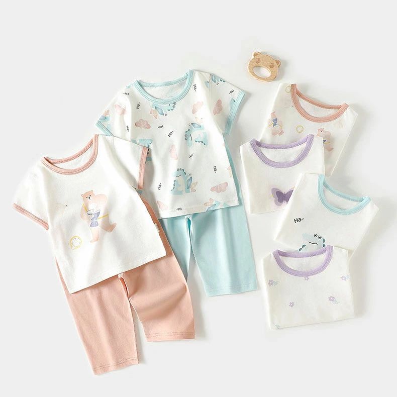 12色 セットアップ キッズ 綿100％ ベビー服 新生児 服 赤ちゃん ルームウェア 上下セット 半袖 女の子 男の子 子供服 部屋着 パジャマ 66cm 73cm 80cm 90cm 100cm トップス ハーフパンツ 春 夏 おしゃれ 可愛い 誕生日 出産お祝い プレゼント