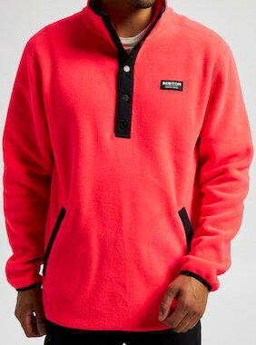 BURTON 【Hearth Fleece Pullover】Potent Pink バートン ハーフジップフリース