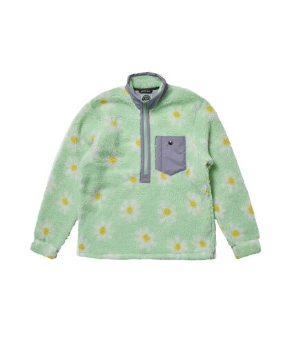 AIRBLASTER 2022-23 SHERPA HALF ZIP / カラー: Mint Daisy (Sサイズ) エアーブラスター スノーボード 送料無料 AIRBLASTER 2022-23 SHERPA HALF ZIP / カラー: Mint Daisy (Sサイズ) エアーブラスター スノーボード 送料無料