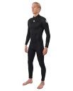 Ripcurl 【SALE】【春秋物】メンズ FREELITE 3/2mm FLAT LOCK バックジップ フルスーツ ウェットスーツ Mサイズ