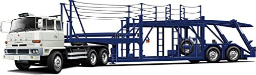 フジミ模型 1/24 24TR1 三菱ふそう FV ハイキャブ トラクタ&トランスポーター 24TR-1 グレイ 送料無料