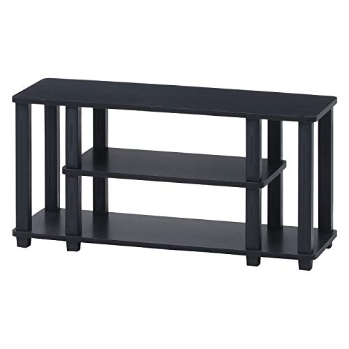 不二貿易 テレビ台 TVラック 32型対応 幅80×奥行29.5×高さ40.8cm ブラウン ブラック 軽量 工具不要 組..