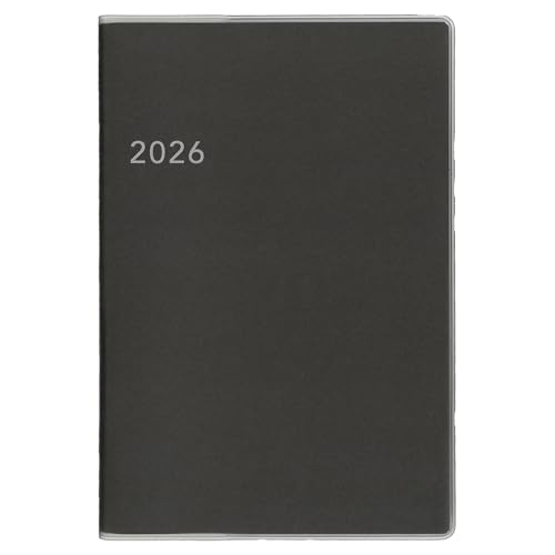 ダイゴー 手帳 2026 スケジュール帳 アポイント マンスリー ブロック B6 グレー E8149 2026年 1月始まり 送料無料