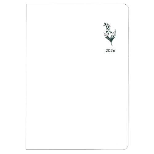 ダイゴー 手帳 2026 スケジュール帳 ミル ウィークリー B6 ホワイト E7778 2025年 12月始まり 送料無料